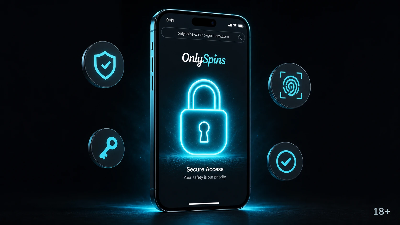 Sicherheit der OnlySpins App